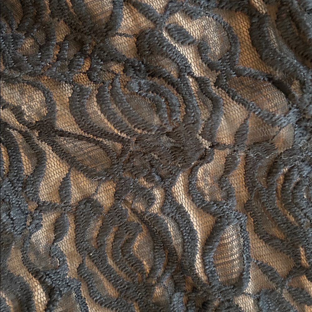 Lovers + Friends Black Lace Detail Bell Bottom Pants - Picture 5 of 5
